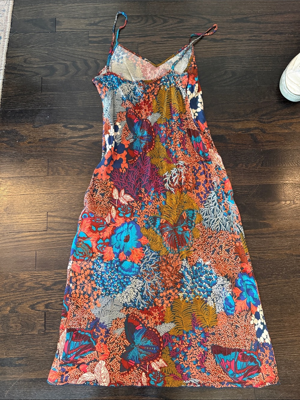 Anthropologie Multicolor Floral Slip Dress - Picture 2 of 4